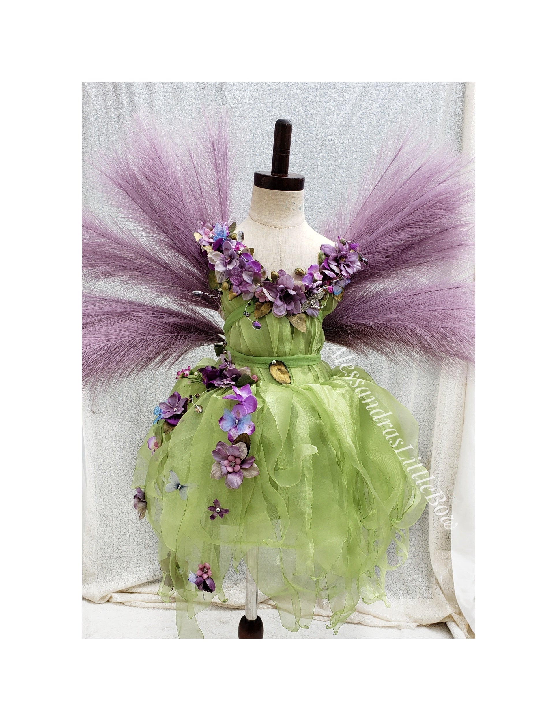 Peridot Pixie Fairy Couture Dress 9 months Peridot Pixie Fairy Couture Dress 9 months
