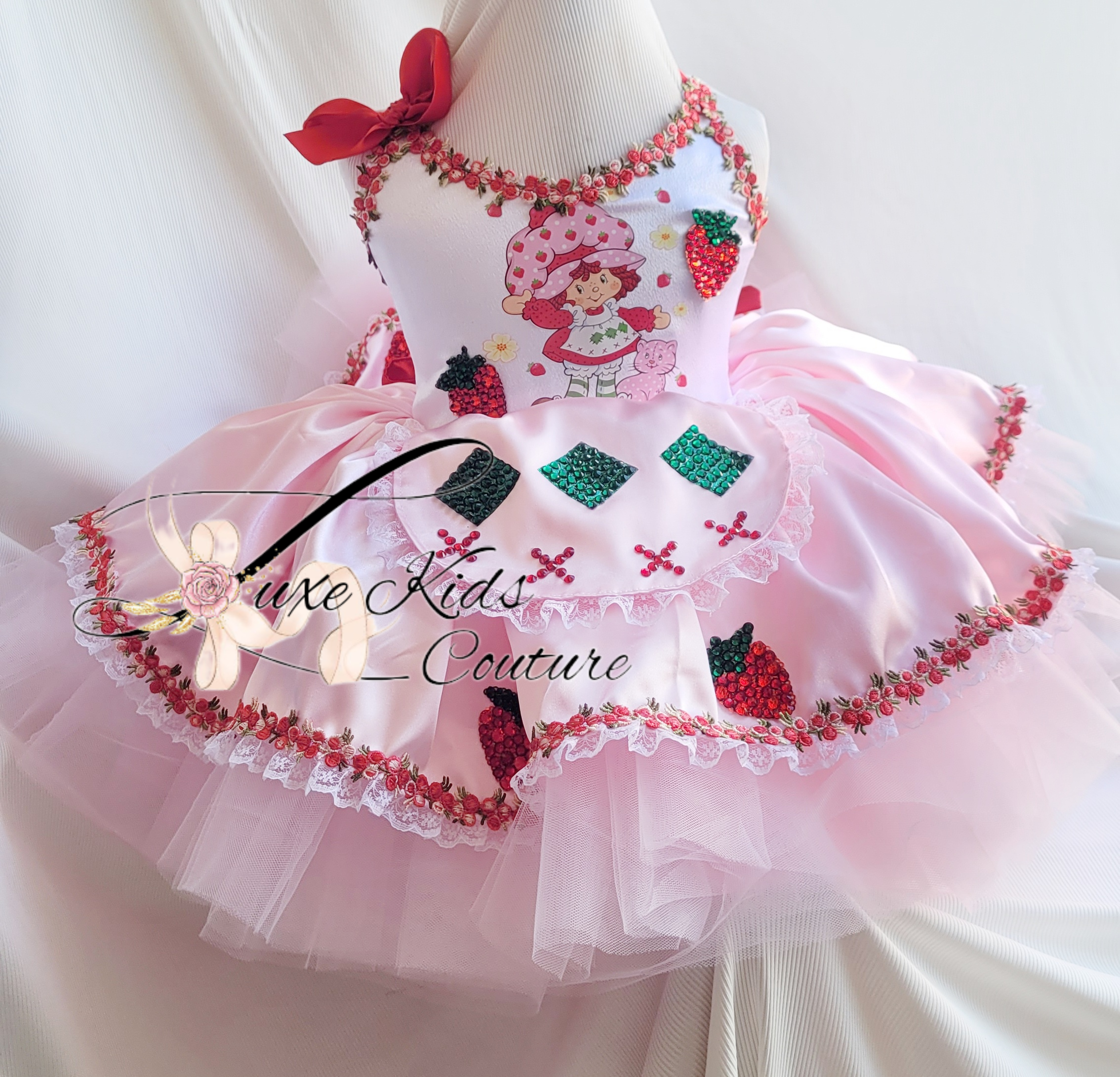 Strawberry Shortcake Couture Dress 12mo