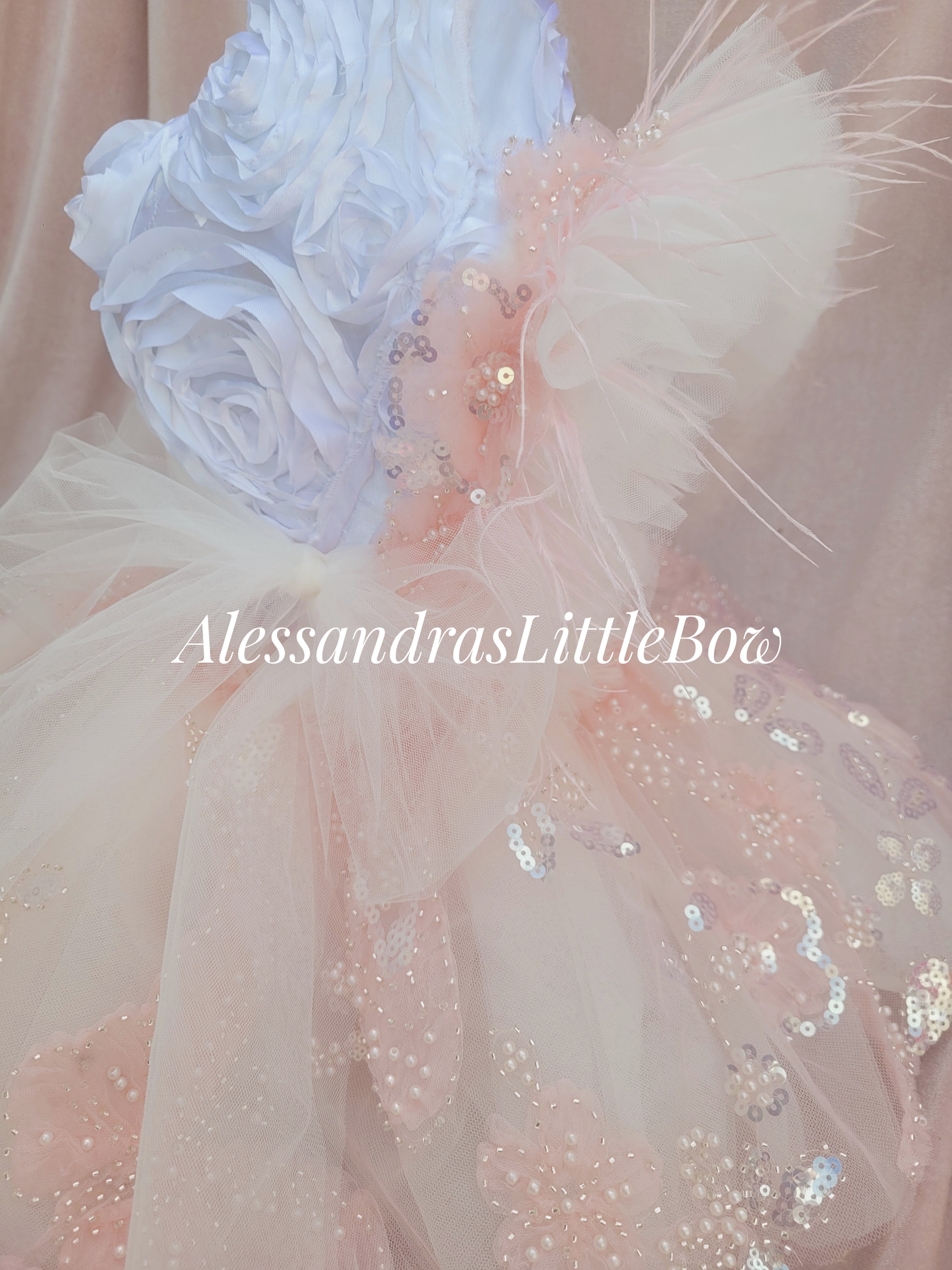 Mia One Shoulder Deluxe Couture Romper - color options - AlessandrasLittleBow