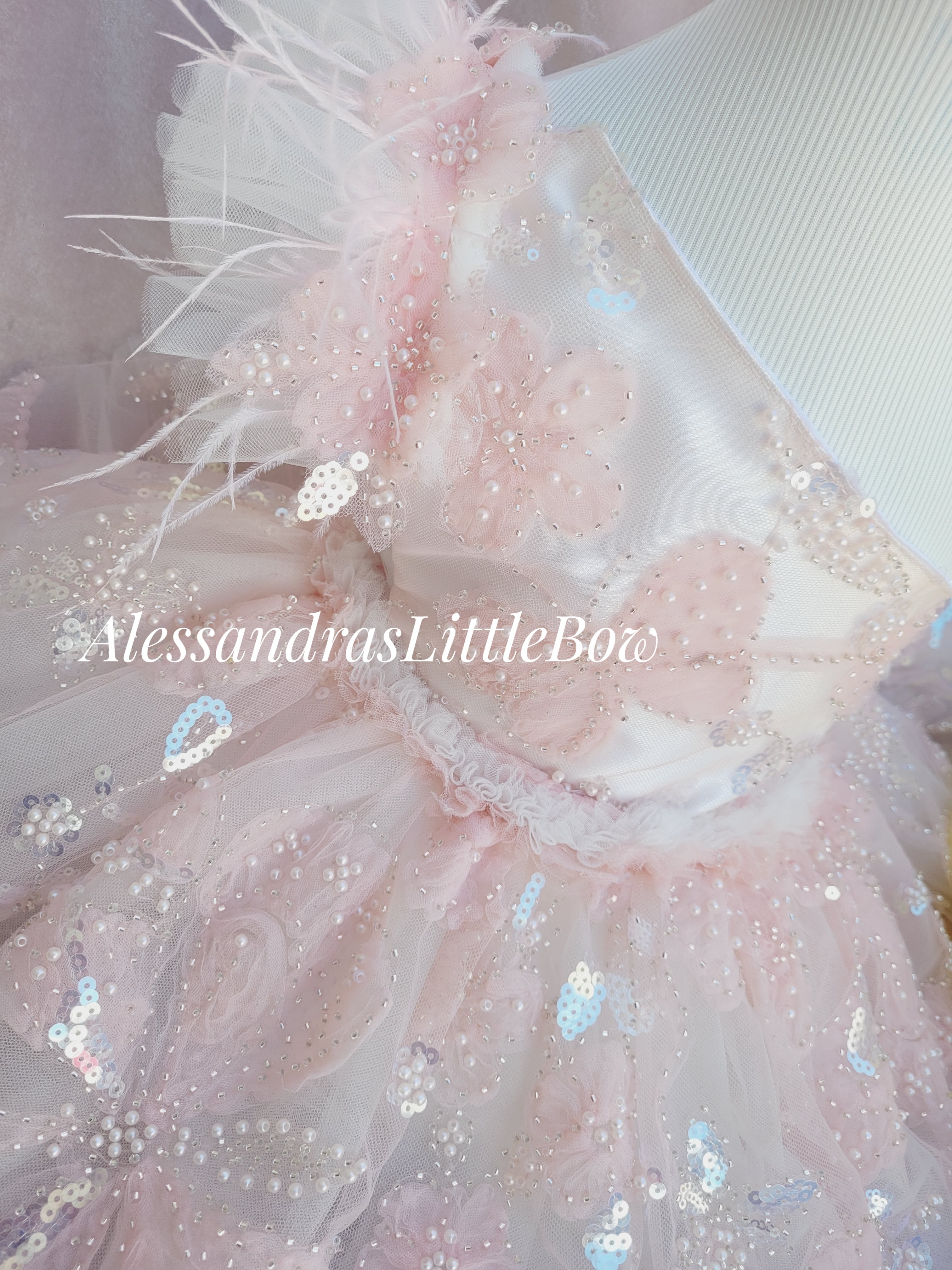 Mia One Shoulder Deluxe Couture Romper - color options - AlessandrasLittleBow