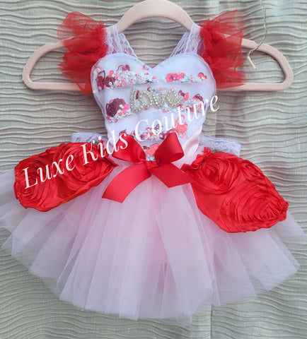 Love Confetti Rose whimsical romper