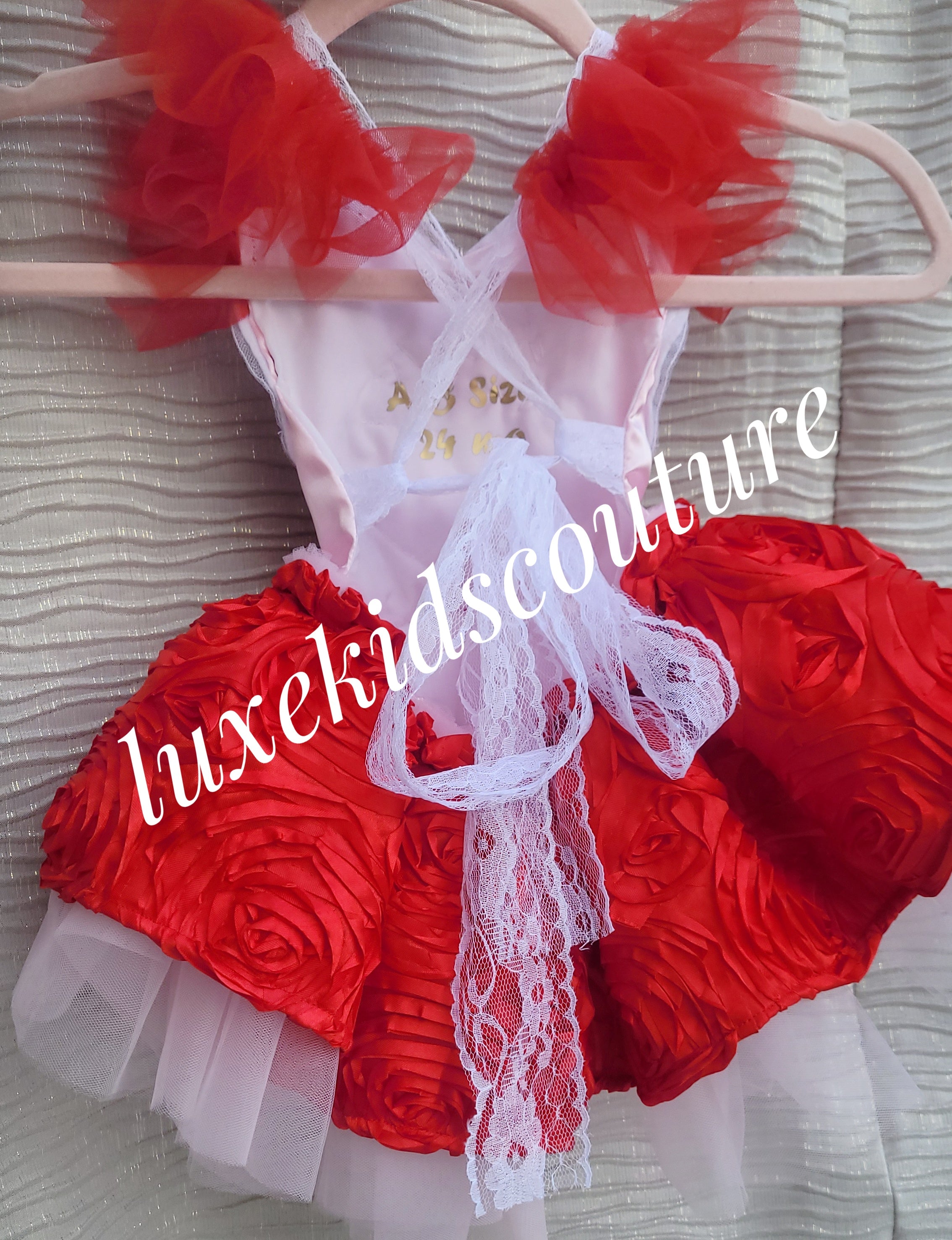 Ready to ship size 18/24mo  Love Confetti Rose whimsical romper