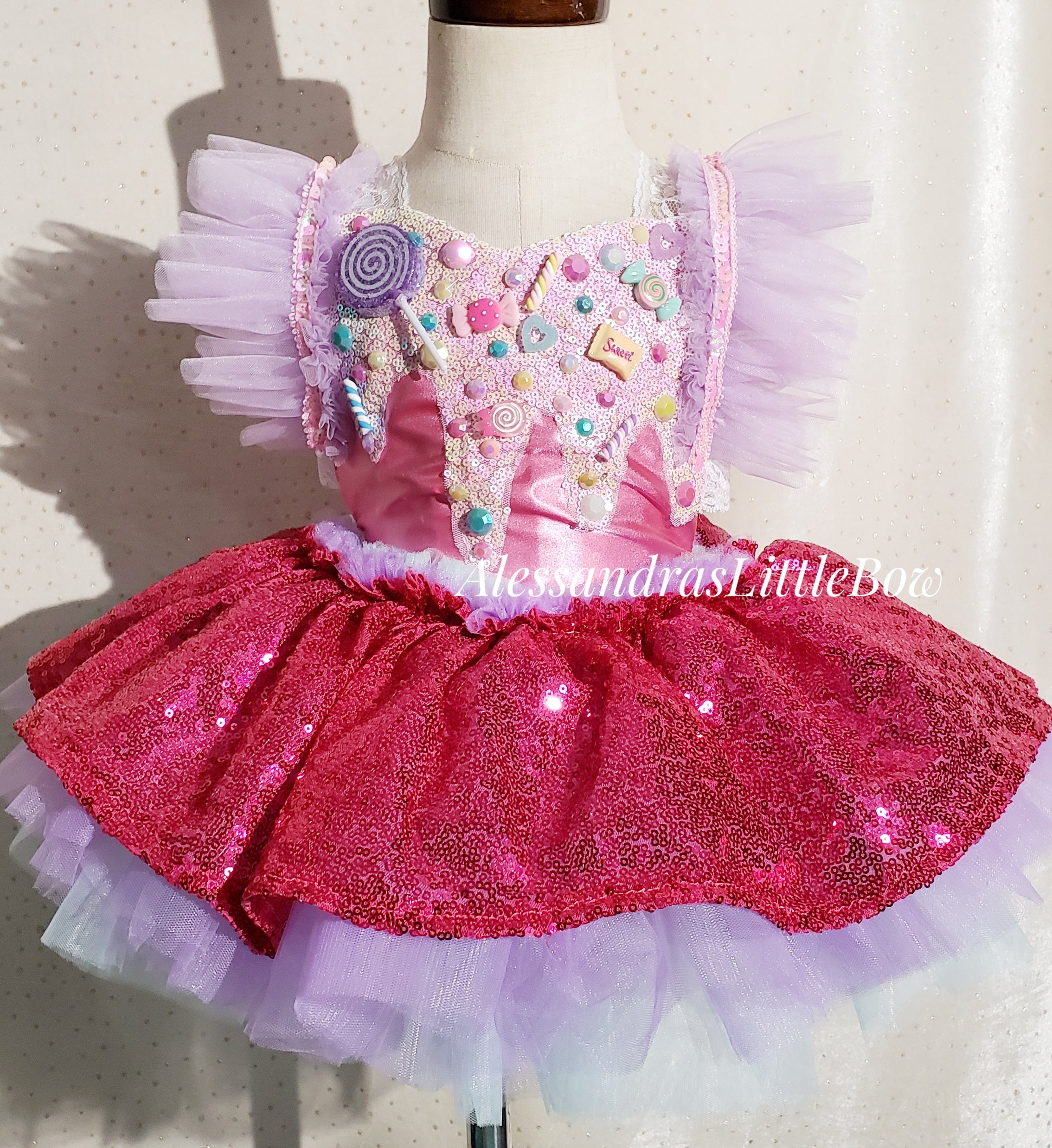 Melted Ice Cream Candy land whimsical Romper - AlessandrasLittleBow