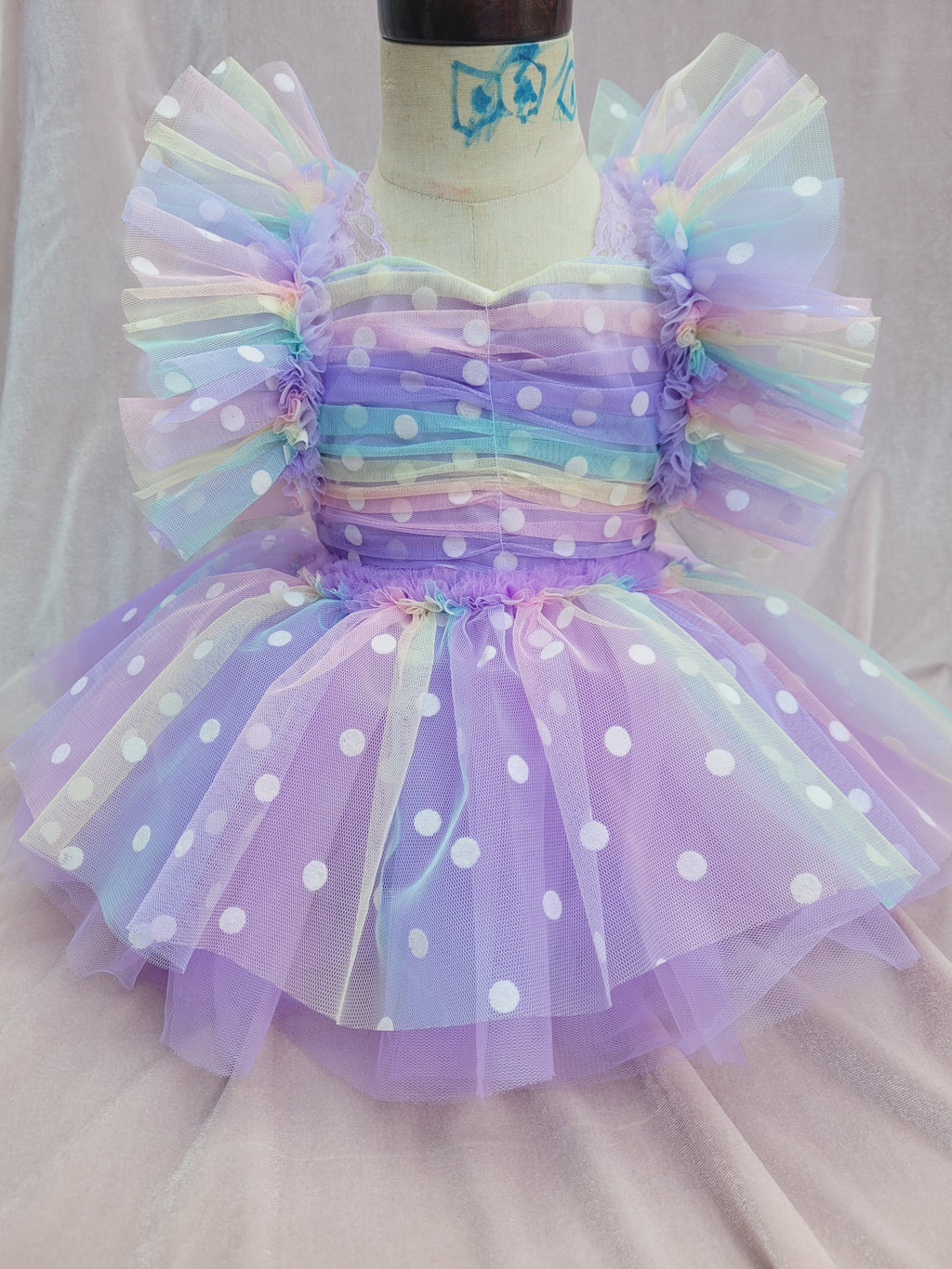 RTS Confetti Birthday whimsical romper 18/24mo