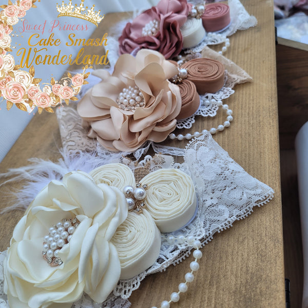 Pearl Couture Flower headband