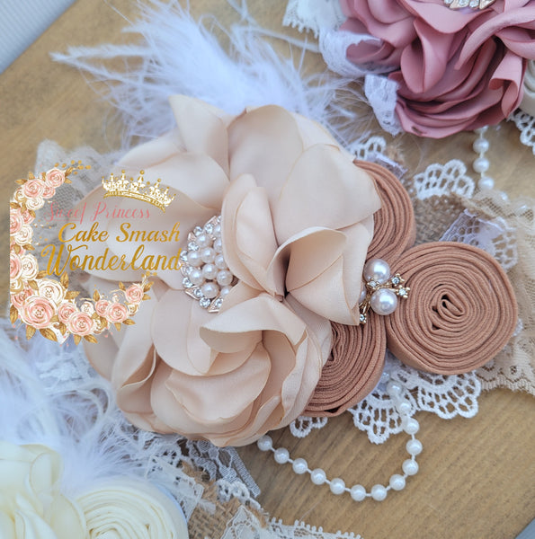Pearl Couture Flower headband