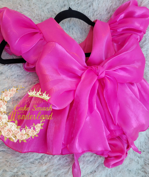 RTS Mia romper Fuschia 2/3t