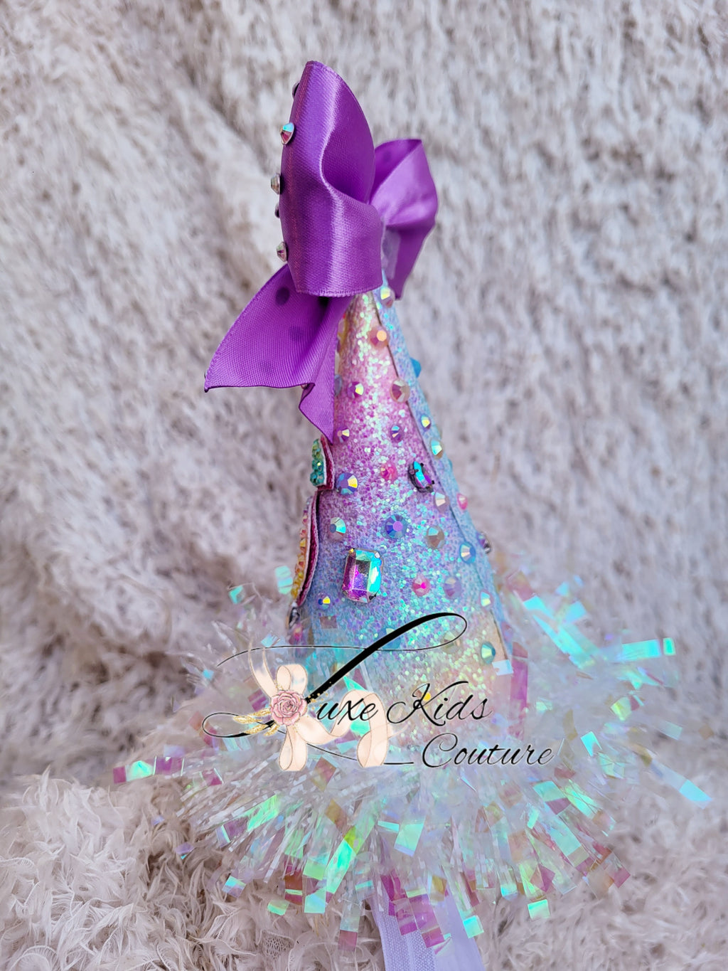 Deluxe bejeweled birthday hat