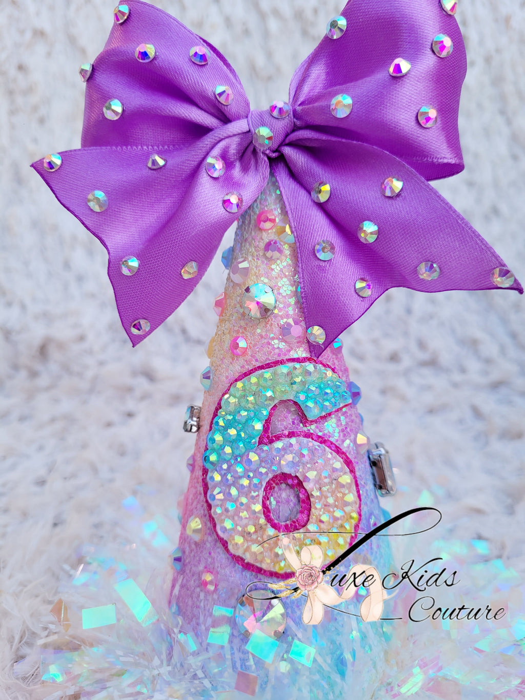 Deluxe bejeweled birthday hat