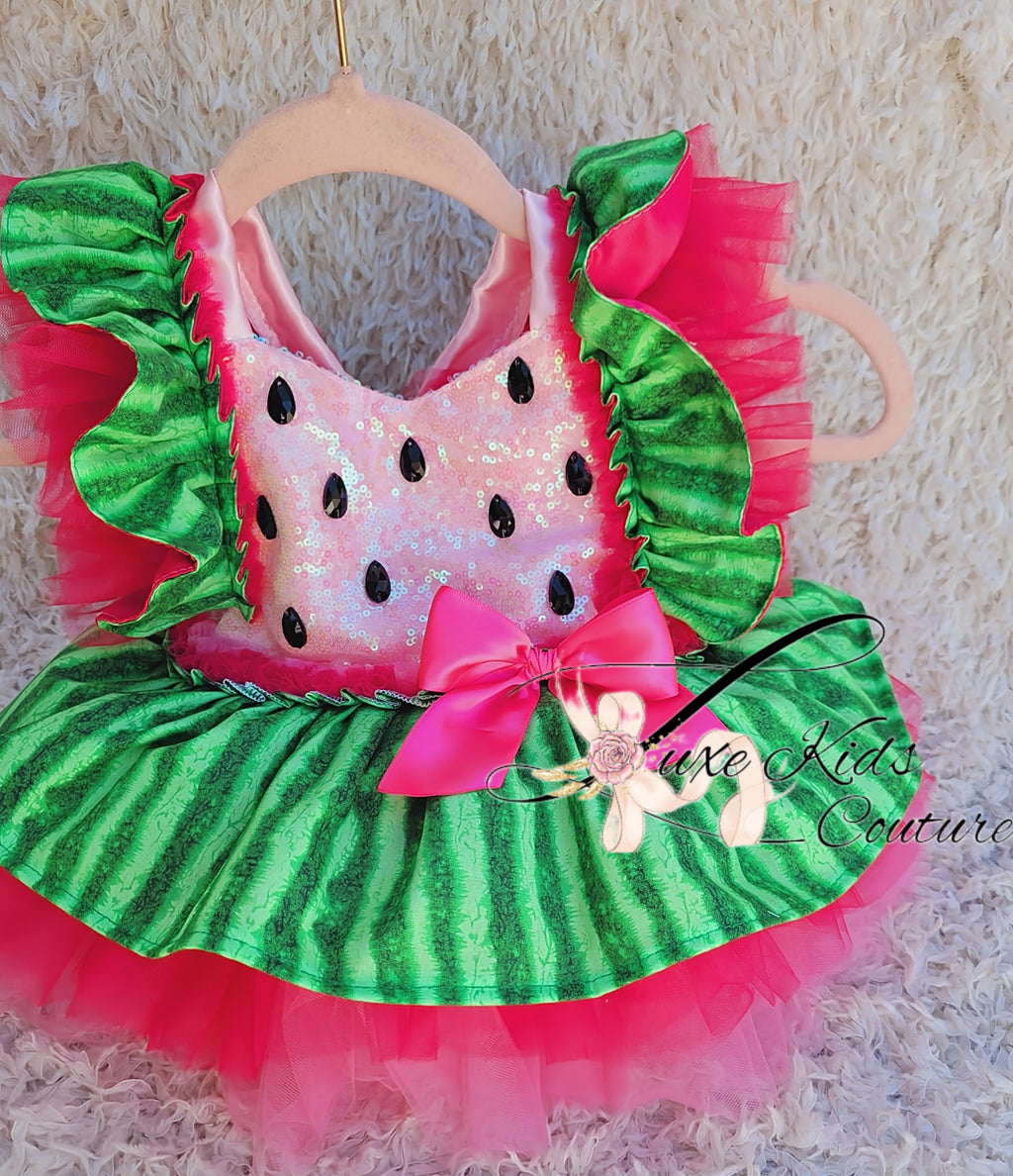 One in a Melon whimsical couture romper