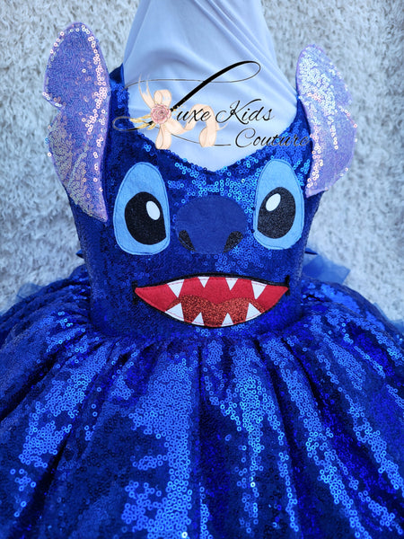 Blue Alien Couture dress