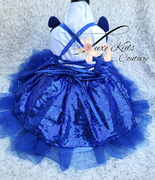 Blue Alien Couture dress