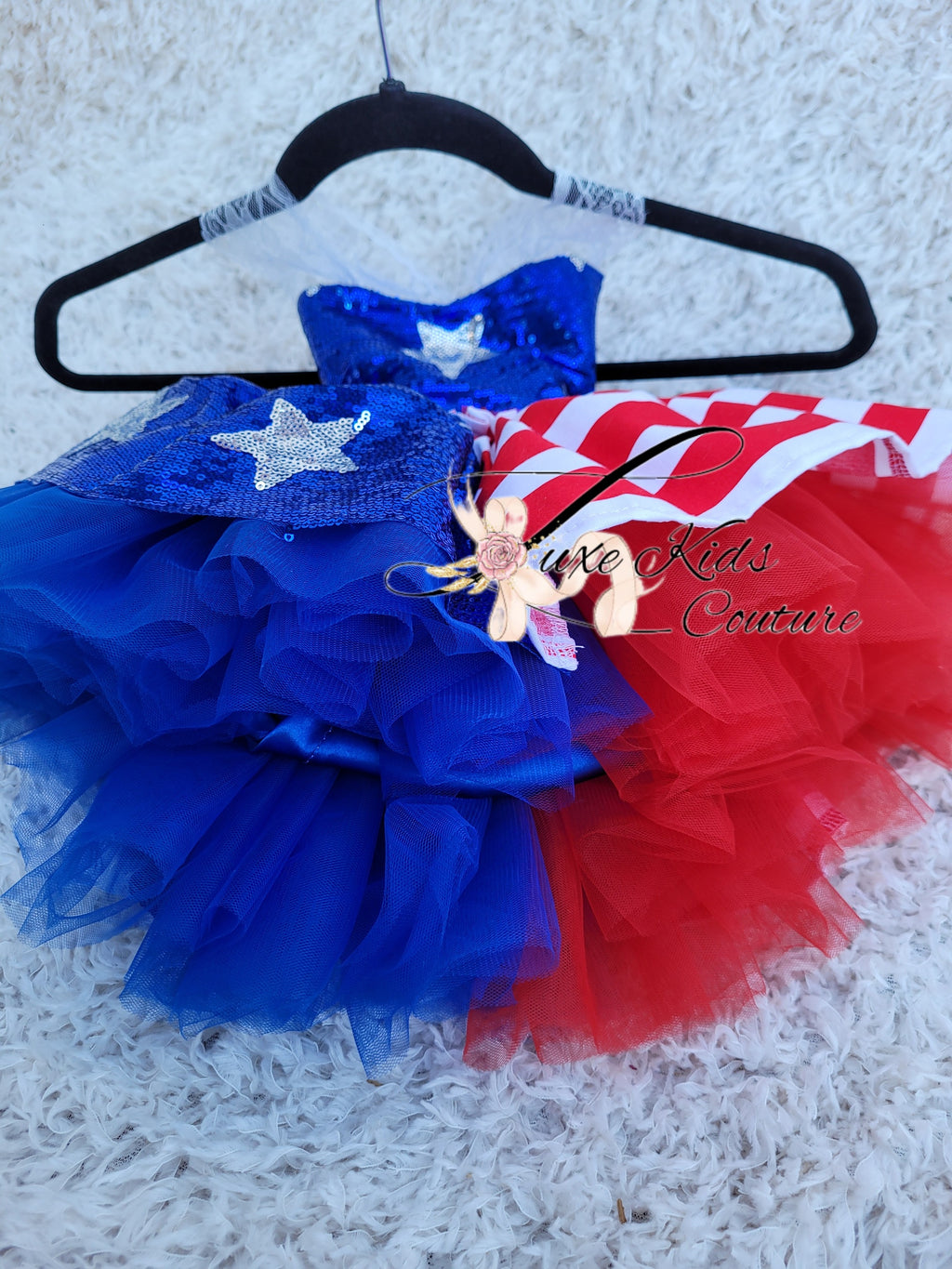 Sparkly Star Spangled whimsical Romper