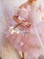 RTS BOHO Lace doll Couture dress size 6/7kids (fits 5-8)