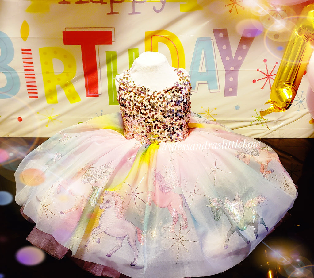 Magical Unicorn Couture dress