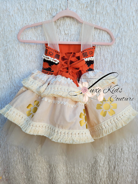 Island Princess Couture dress - AlessandrasLittleBow