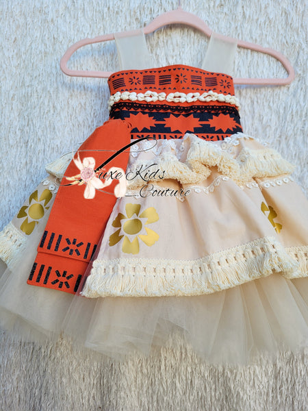 Island Princess Couture dress - AlessandrasLittleBow