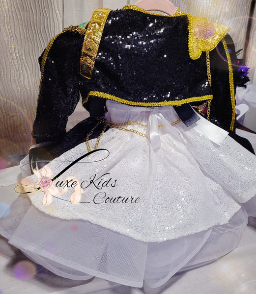 Deluxe Golden Cupcake Couture Dress and Jacket Set