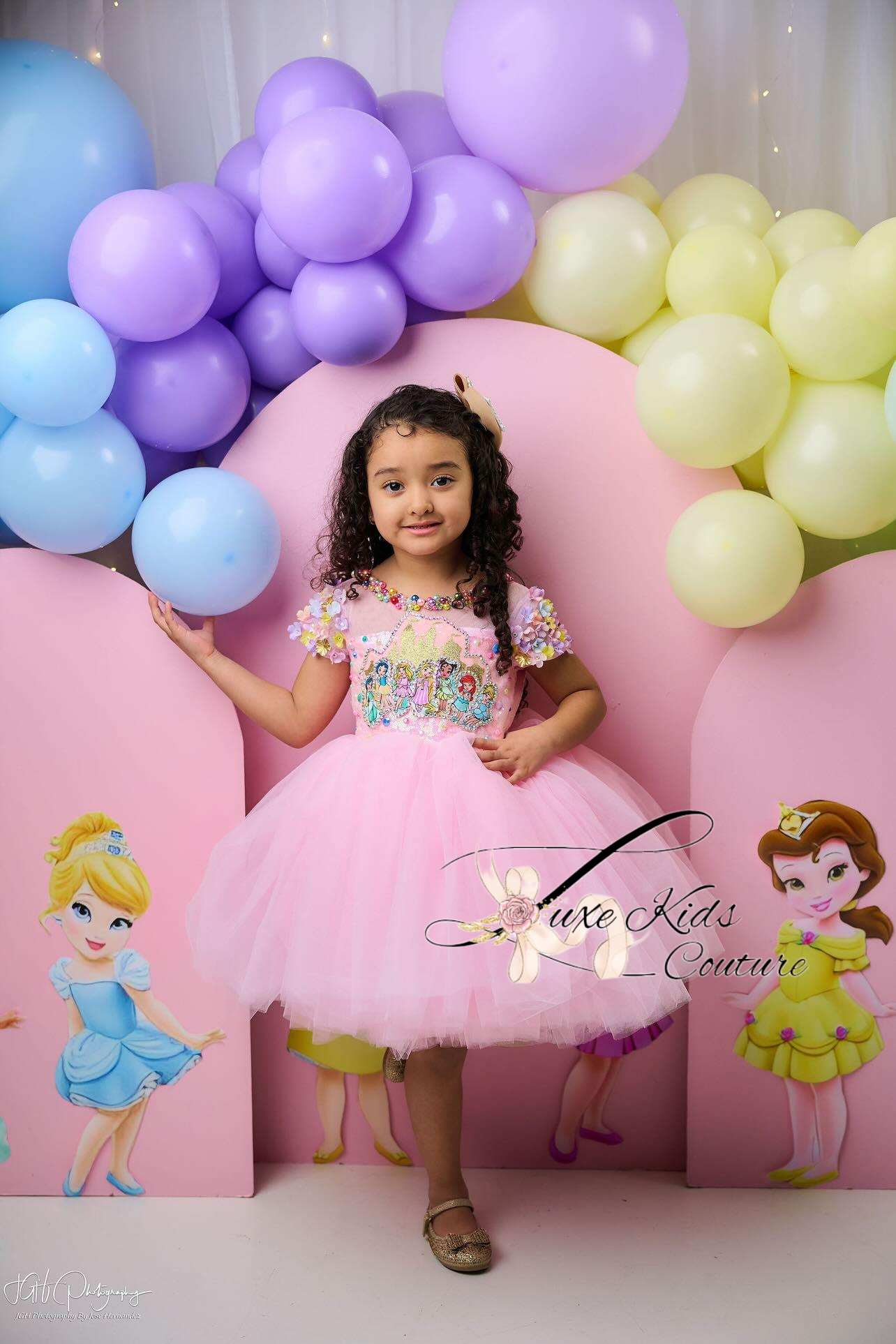 Baby Princess couture dress 8kids / Stretch closed back with Big Bow Baby Princess couture dress 8kids / Stretch closed back with Big Bow