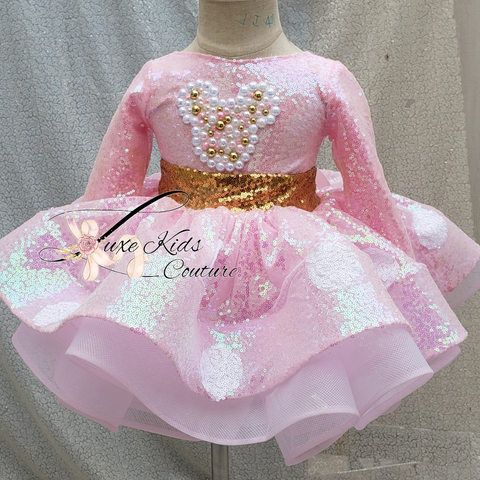Pink Minnie  Glam Cupcake Couture dress