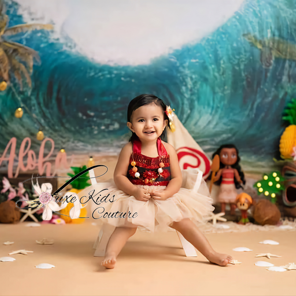 Hawaiian Princess Tutu Romper