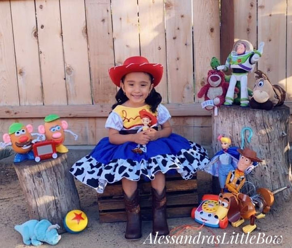 JESS the cowgirl Birthday couture dress
