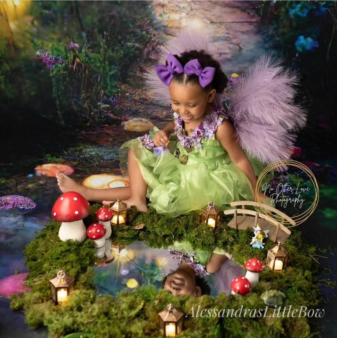 Peridot Pixie Fairy Couture Dress