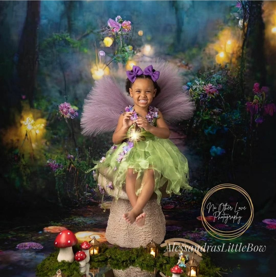 Peridot Pixie Fairy Couture Dress 9 months Peridot Pixie Fairy Couture Dress 9 months