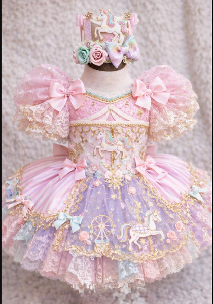 MOMMY DRESS Custom Carousel Birthday Dress Etsy Order - AlessandrasLittleBow
