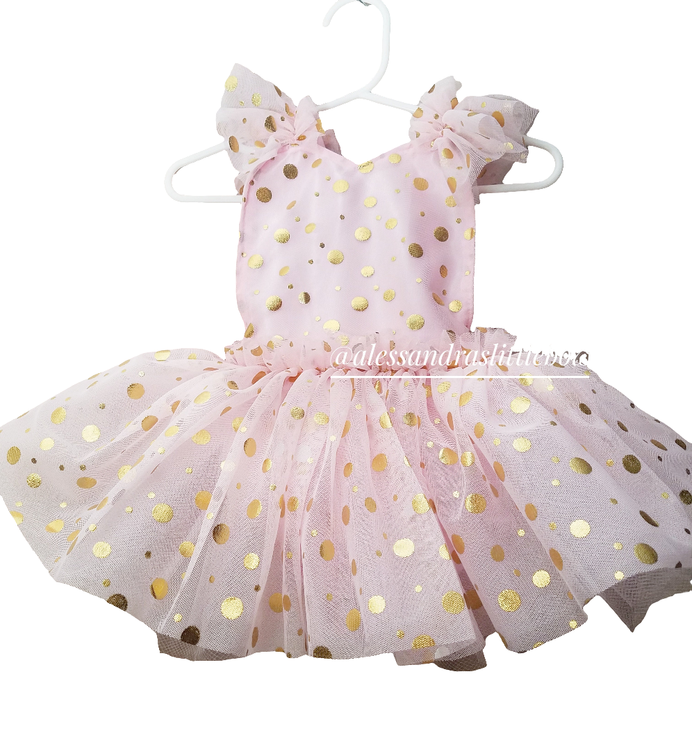 Goldie Dot Romper