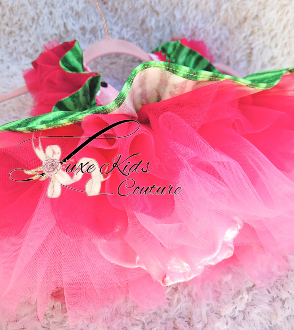 One in a Melon whimsical couture romper