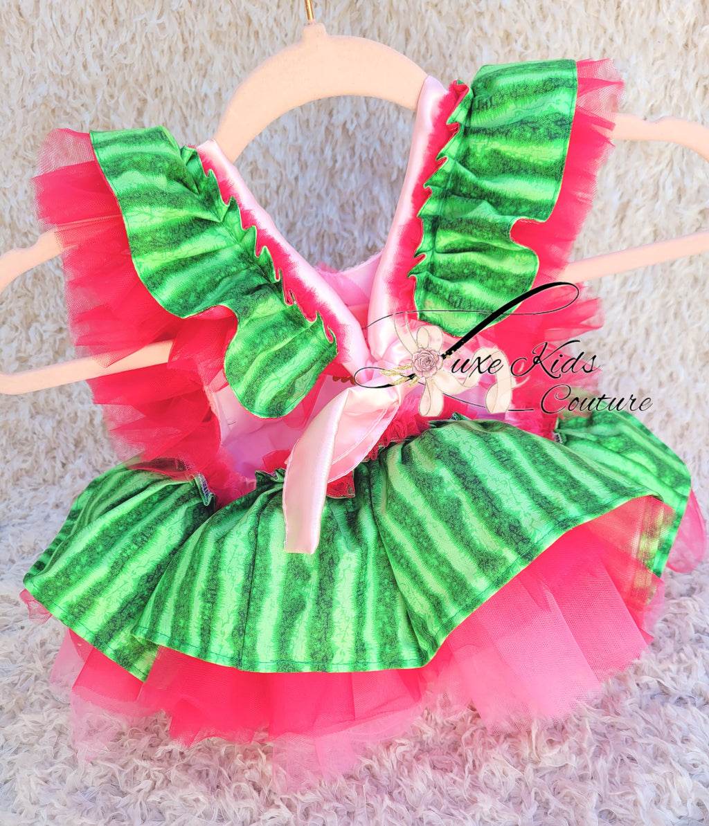 One in a Melon whimsical couture romper