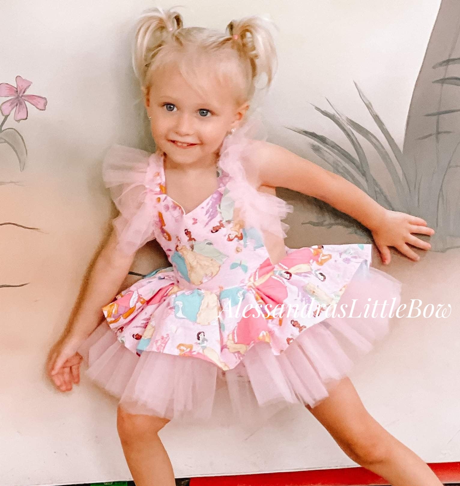 Princess Party Skirted tutu romper