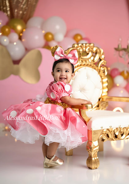 Pink Minnie Cupcake Couture Dress