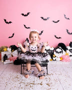 Batty Pumpkin Whimsical Romper