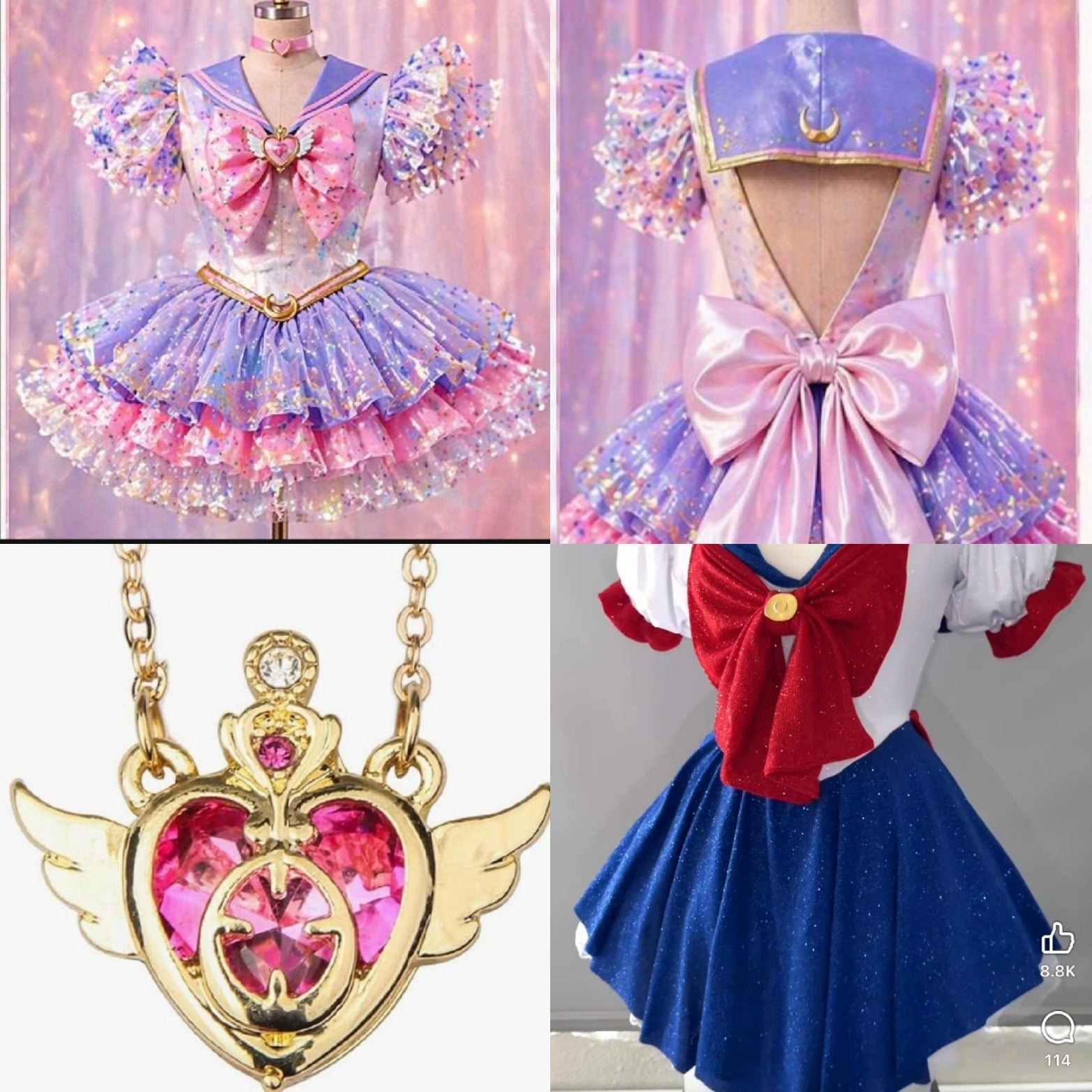 CUSTOM Whimsical Sailor Moon for Sarah - AlessandrasLittleBow