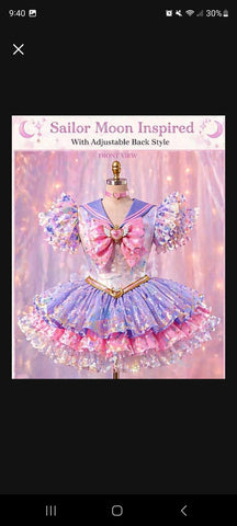 CUSTOM Whimsical Sailor Moon for Sarah - AlessandrasLittleBow