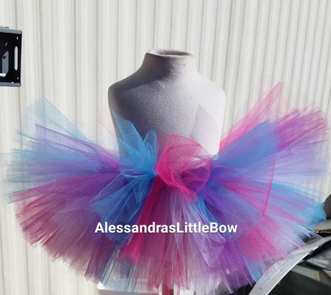 3 colored tutu skirt - AlessandrasLittleBow