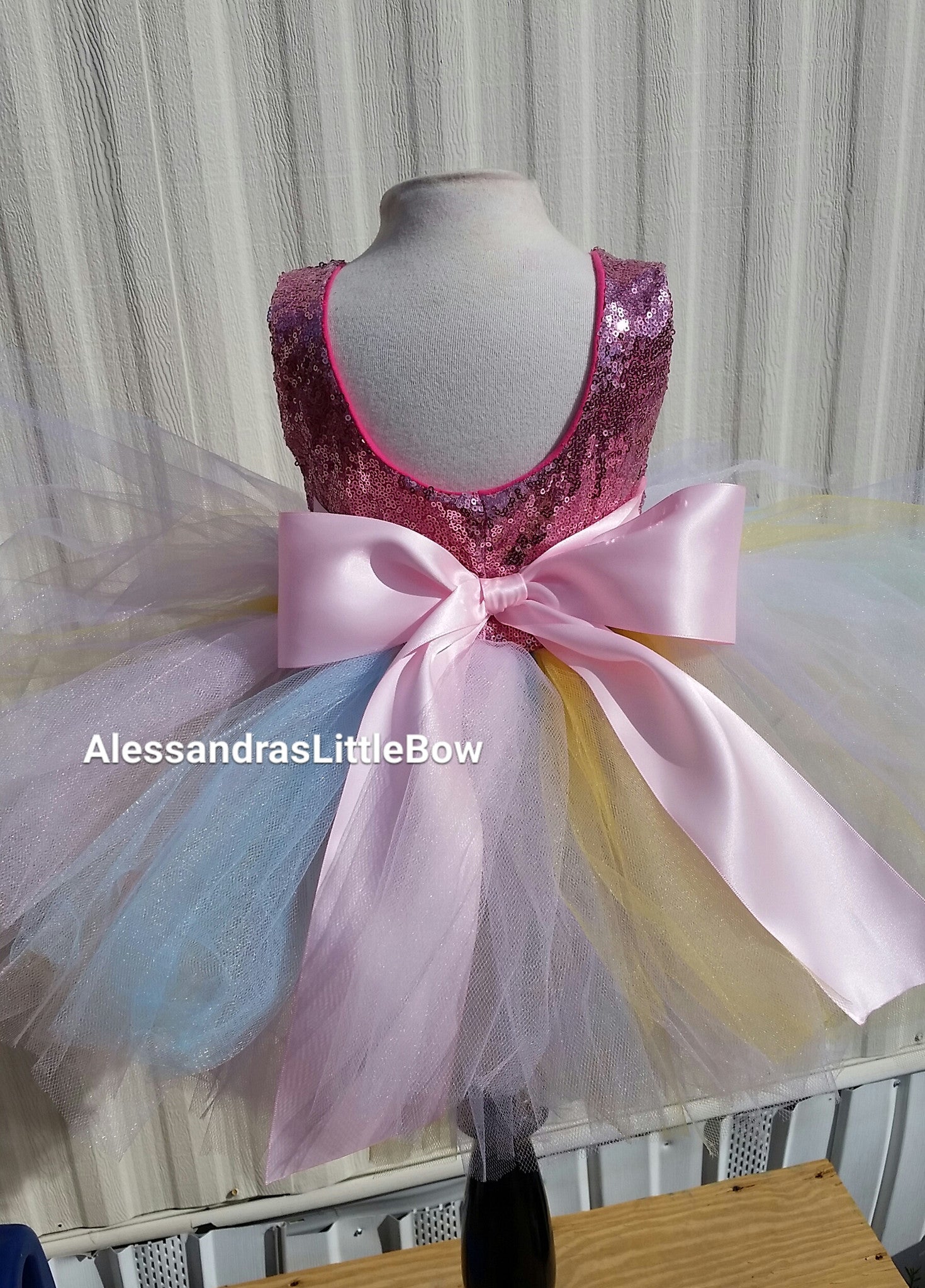 Unicorn Princess couture dress - AlessandrasLittleBow
