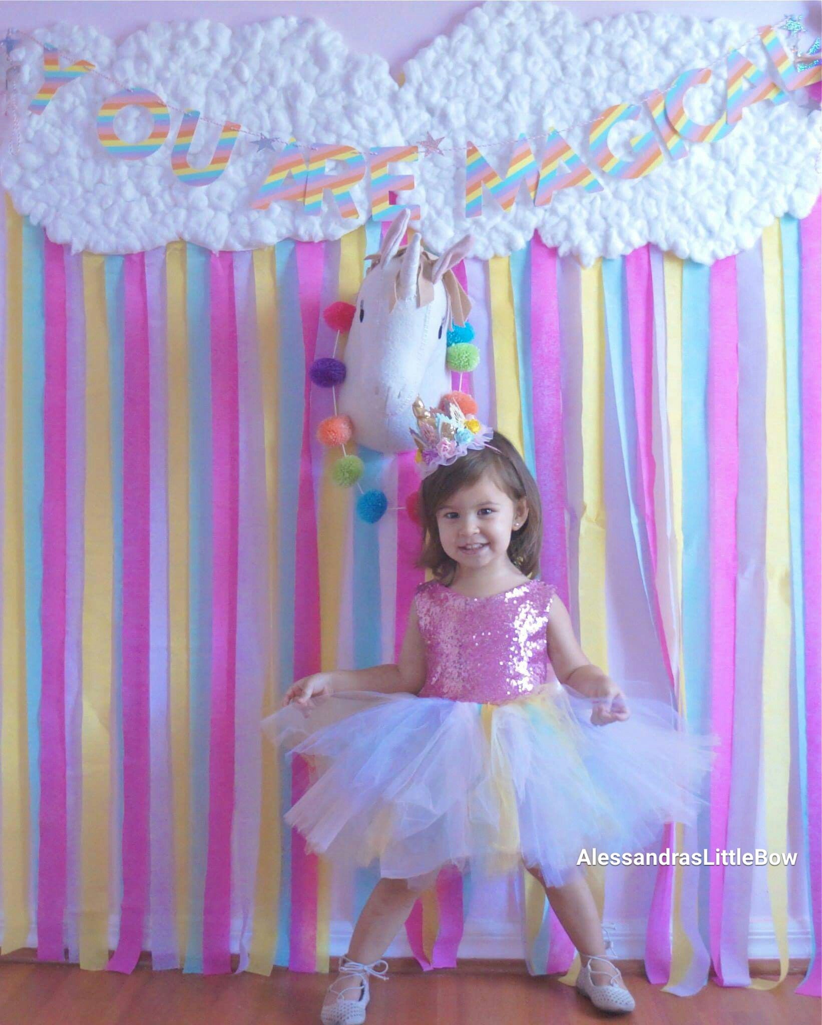 Unicorn Princess couture dress - AlessandrasLittleBow