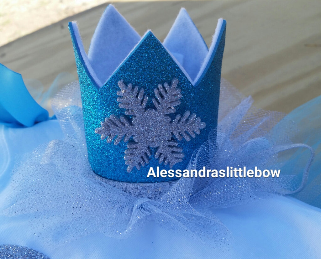 Small Frozen crown - AlessandrasLittleBow