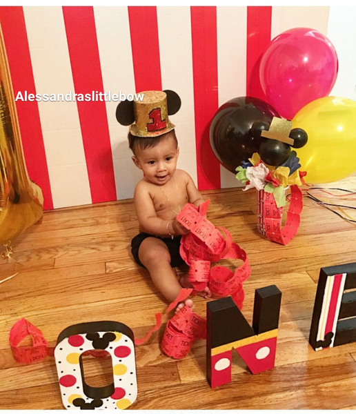 Mickey mouse gold top hat - AlessandrasLittleBow