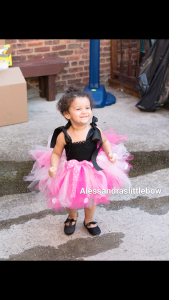 Minnie Mouse classic tutu dress in pink - AlessandrasLittleBow