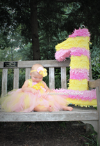 Pink lemonade tutu dress - AlessandrasLittleBow