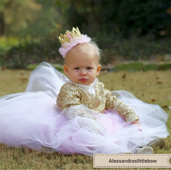 Princess Lexie couture dress - AlessandrasLittleBow