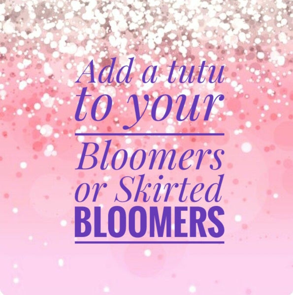 Add a tutu to your bloomers - AlessandrasLittleBow