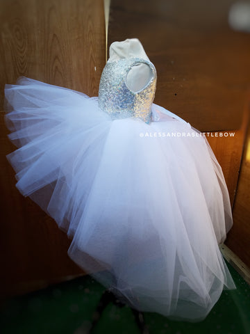 Princess Natalie High Low Couture Dress - AlessandrasLittleBow