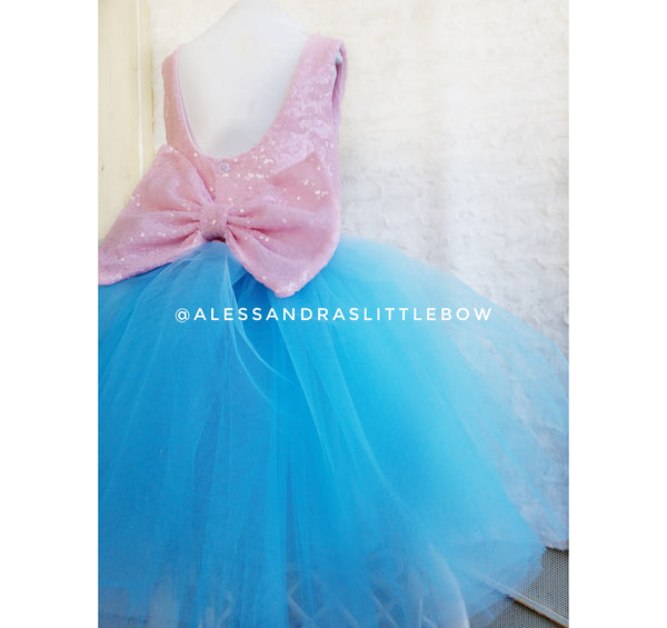 Cotton Candy Princess Dress - AlessandrasLittleBow