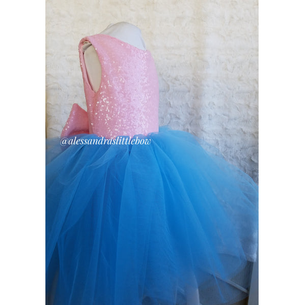 Cotton Candy Princess Dress - AlessandrasLittleBow