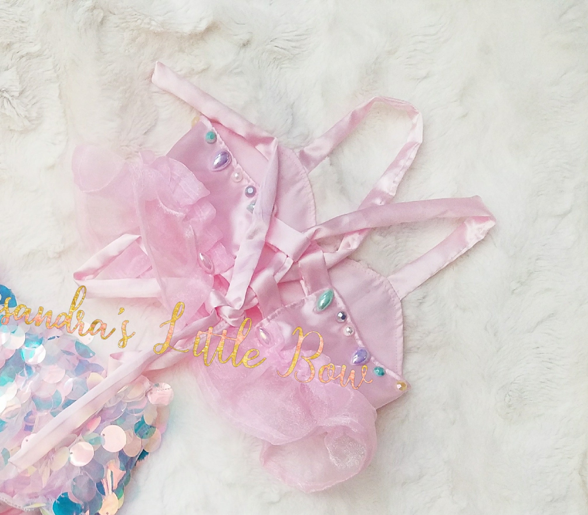 Princess Jewel Mermaid Top - AlessandrasLittleBow